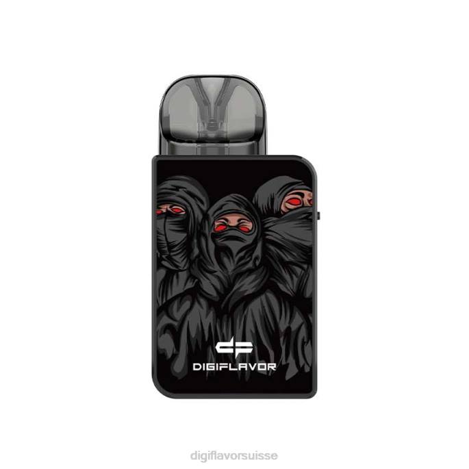 240H57 - Digiflavor geekvape disposable Digiflavor U kit de dosettes ninja sombre